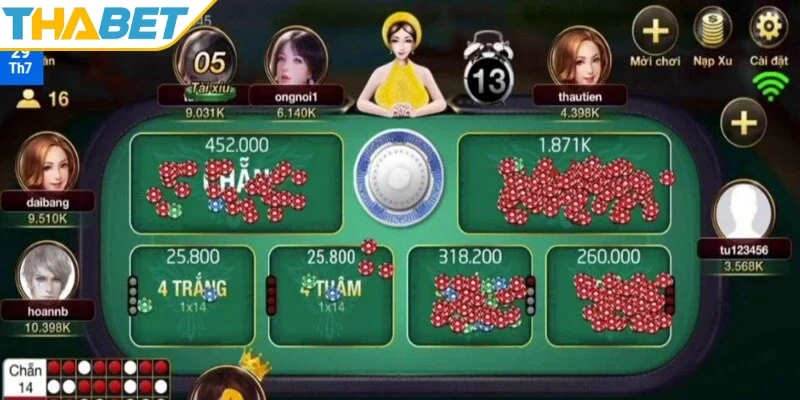 Dealer sẽ thực hiện xóc bát trên màn hình